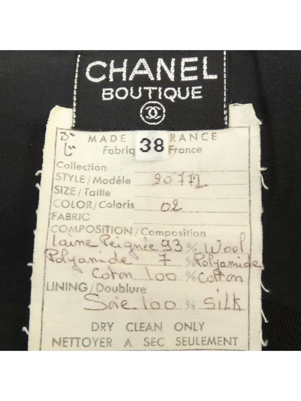 Chanel Vintage Skirt Black